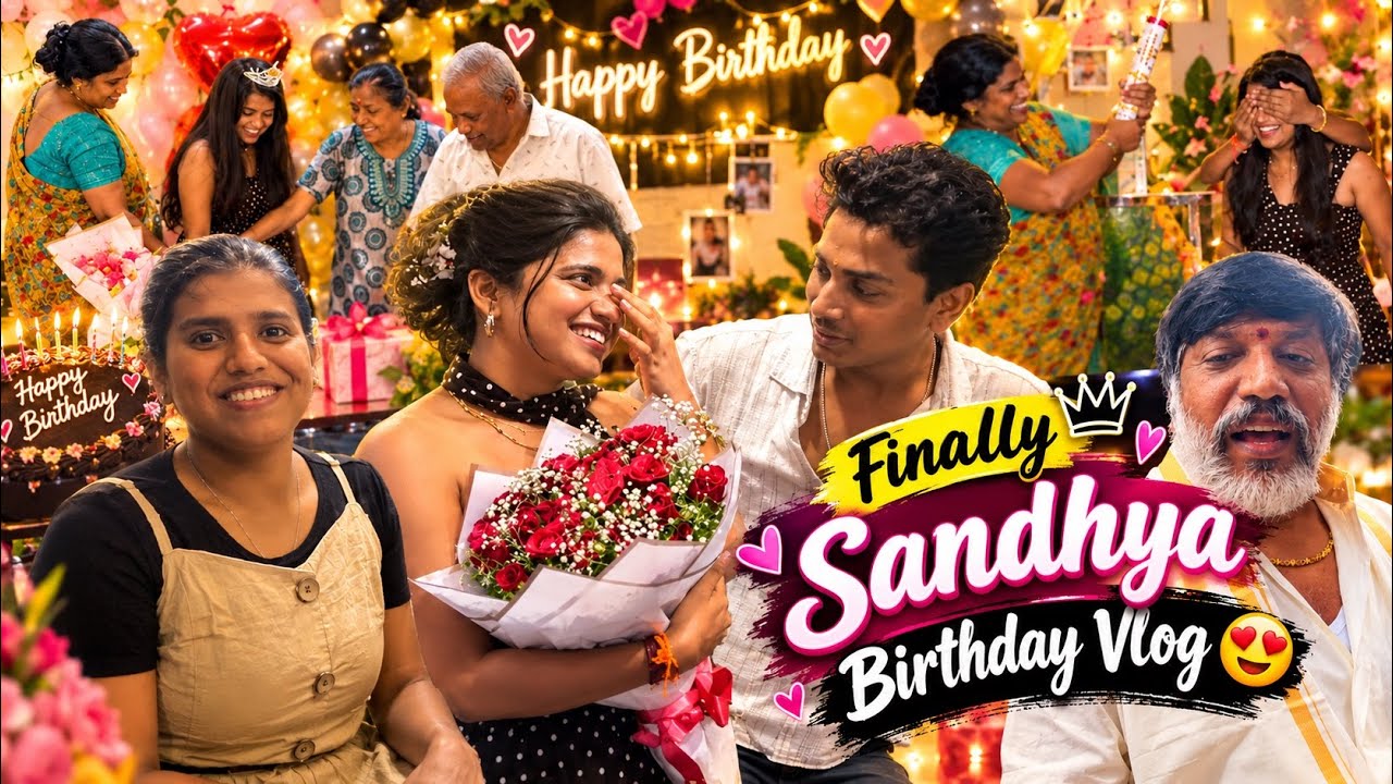 Unexpected surprise 🥹|| Sandhya Birthday vlog 🤩