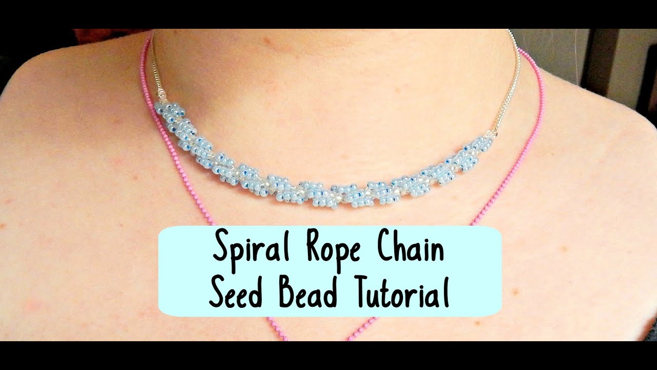 Spiral Rope Seed Bead Tutorial // Bead Weaving // ¦ The Corner of Craft