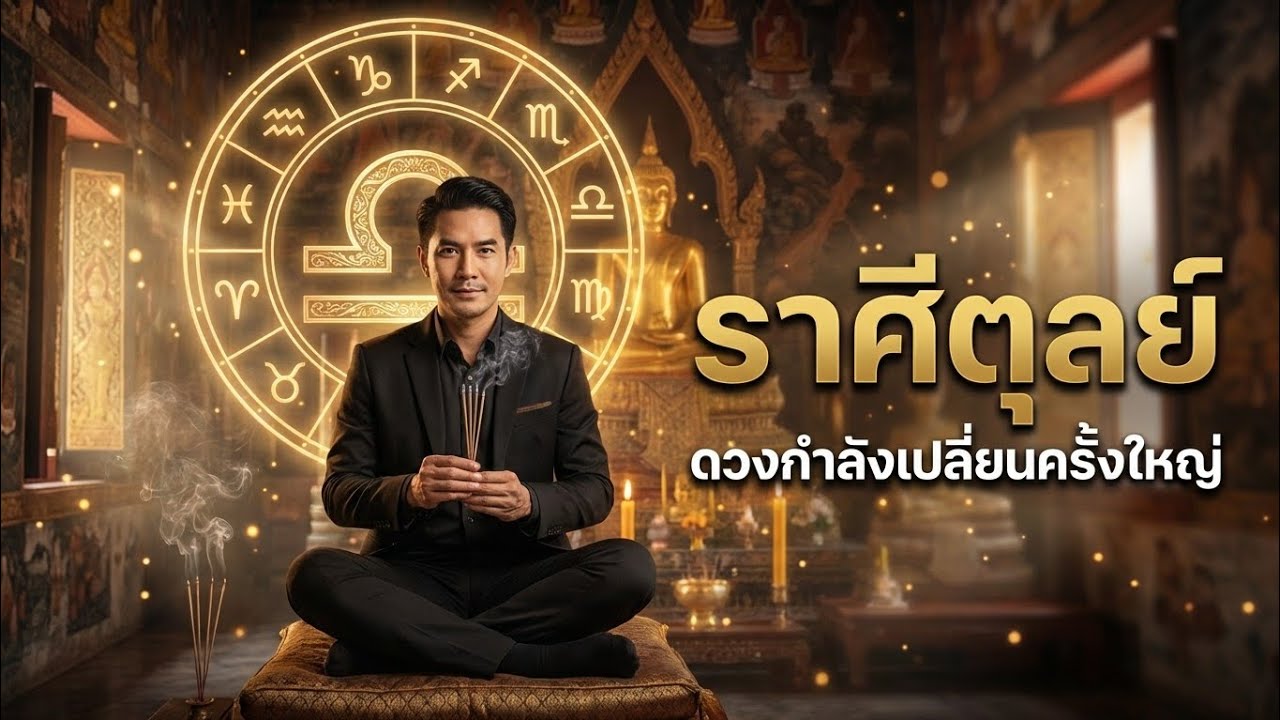 “ราศีตุลย์ เหนื่อยมานานแค่ไหน… เดือนกุมภาพันธ์ 2569 คือจุดที่ชีวิตเริ่มฟื้น”#ดูดวง #ราศีตุลย์ 