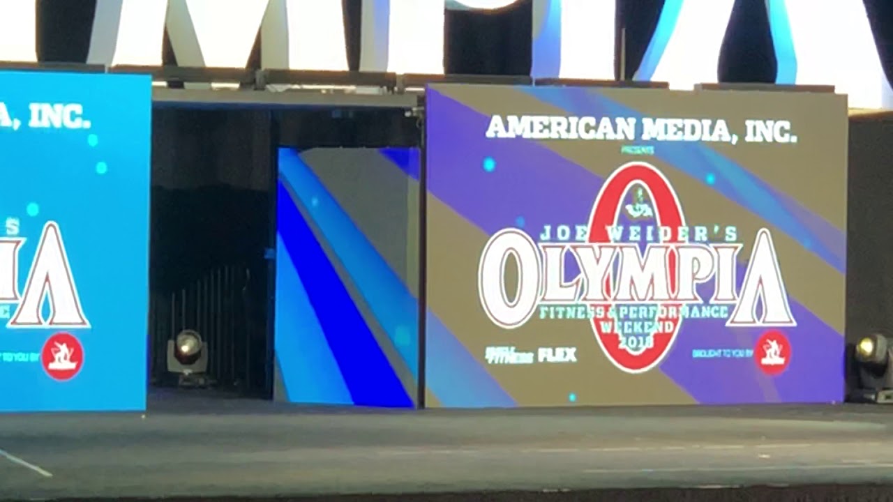 2018 Olympia Jose Raymond pre-judging routine