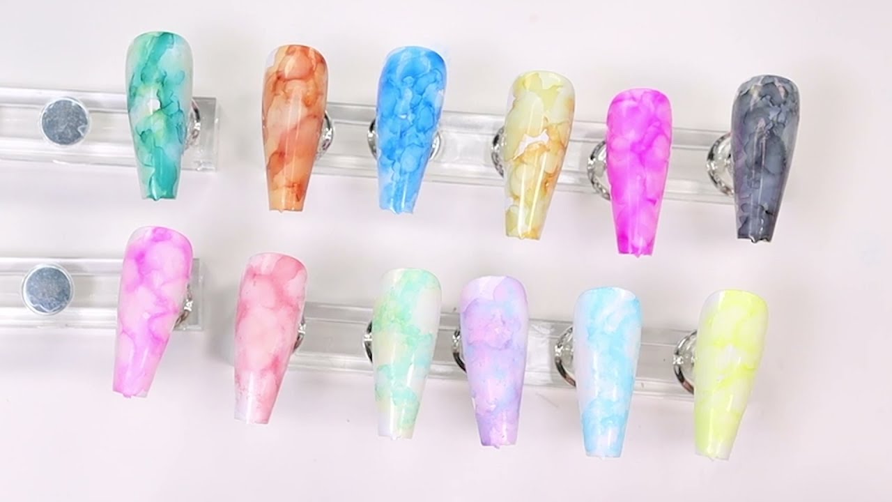 Marble nail design never been EASIER ! Tutorial feat. Makartt | Marble Inks | DIY Nail Art | Swatch