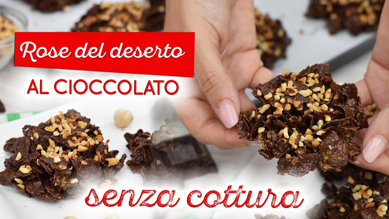 Rose del deserto al cioccolato senza cottura: ricetta veloce con soli 2 ingredienti!