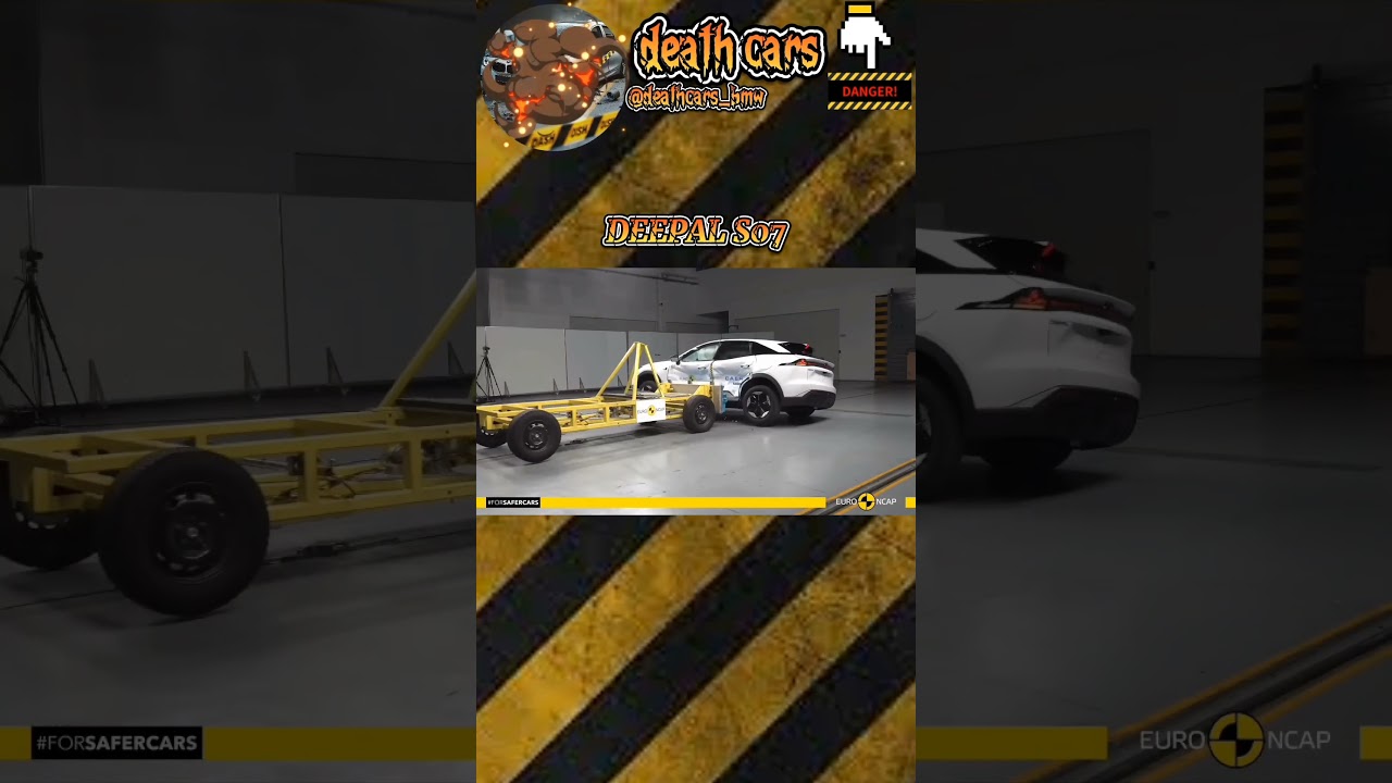 Euro NCAP Crash & Safety Tests of Deepal S07 2024 #crashtest #car #cars #carslover #flashback
