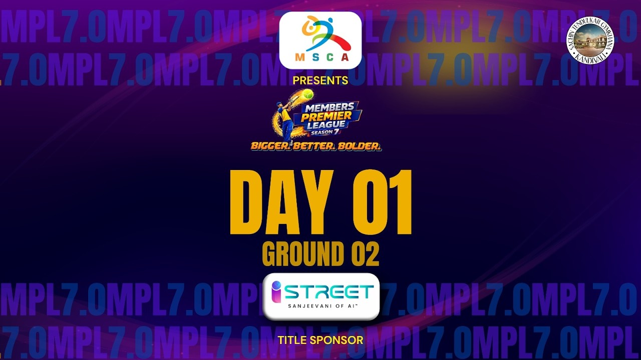Members Premier League Season 7 | DAY 1 | GROUND - 2 | PART 1