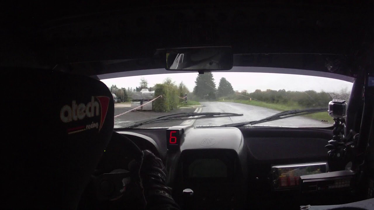 Onboard Hermann St.-Maraite A.-East Belgian Rally 2017-ES 2 Büllingen-Fiat Punto S1600 Abarth