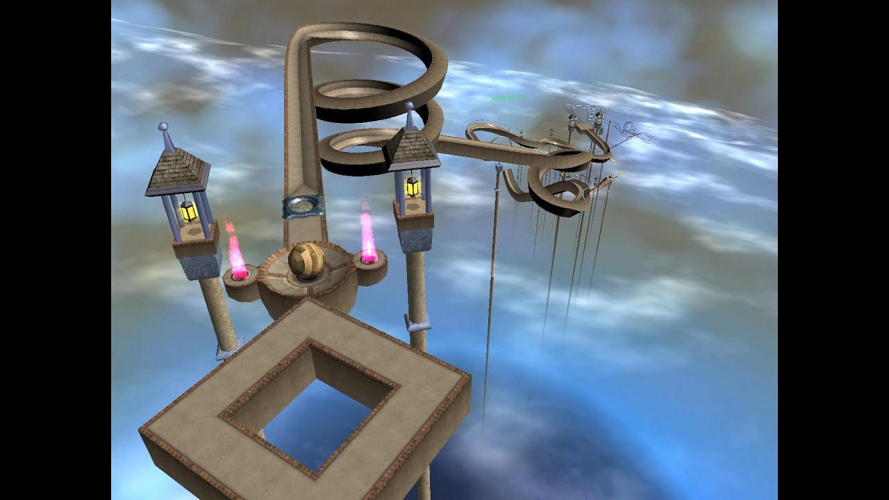 Ballance Custom Level: Arrow Piercing Clouds (Map 190518) (BallanceBug)