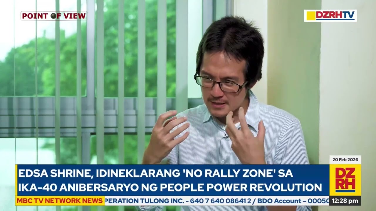 EDSA Shrine, idineklarang “no rally zone” sa ika-40 anibersaryo ng People Power Revolution