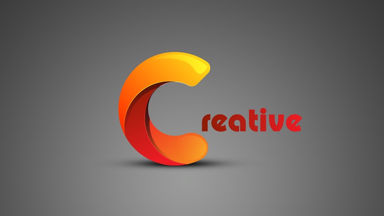 Illustrator CC Tutorial | 3d Logo Design ( C )