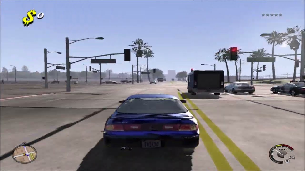 HOW BIG IS THE MAP in L.A. Rush? Drive Across the Map (FAST)