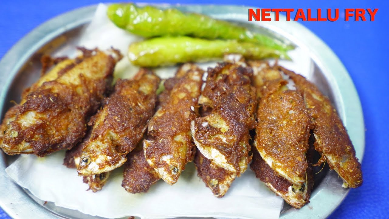 NETALLU FISH FRY ||  SMALL FISH FRY || నెతళ్లు  చేప  ఫ్రై తయారీ  విదానం తెలుగులో