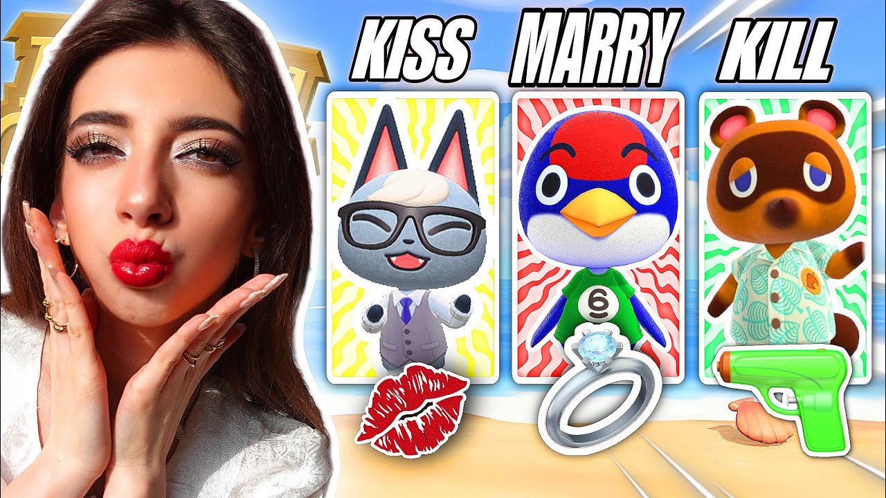JE TUE, J’EMBRASSE, JE MARIE des HABITANTS dans ANIMAL CROSSING ! 🔫💍💋