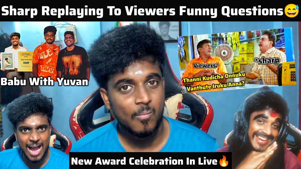 Sharp Replaying Subscribers Funny Questions🤣|New Award with Yuvan🔥|Funo Fun Must Watch💯 #ravensharp