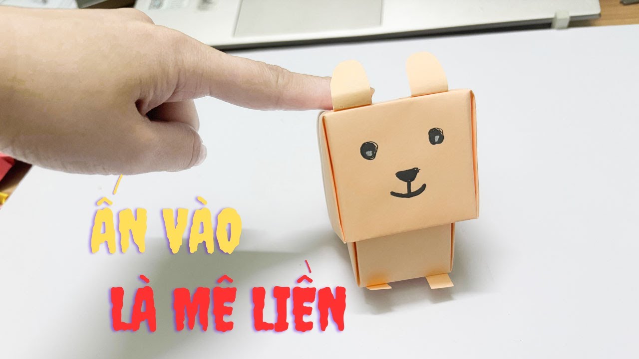 Chị Thư hướng dẫn gấp Thú nhồi bông bằng giấy và bé Phúc, Bon chơi thú nhồi bông  ❤ Thư Origami ❤