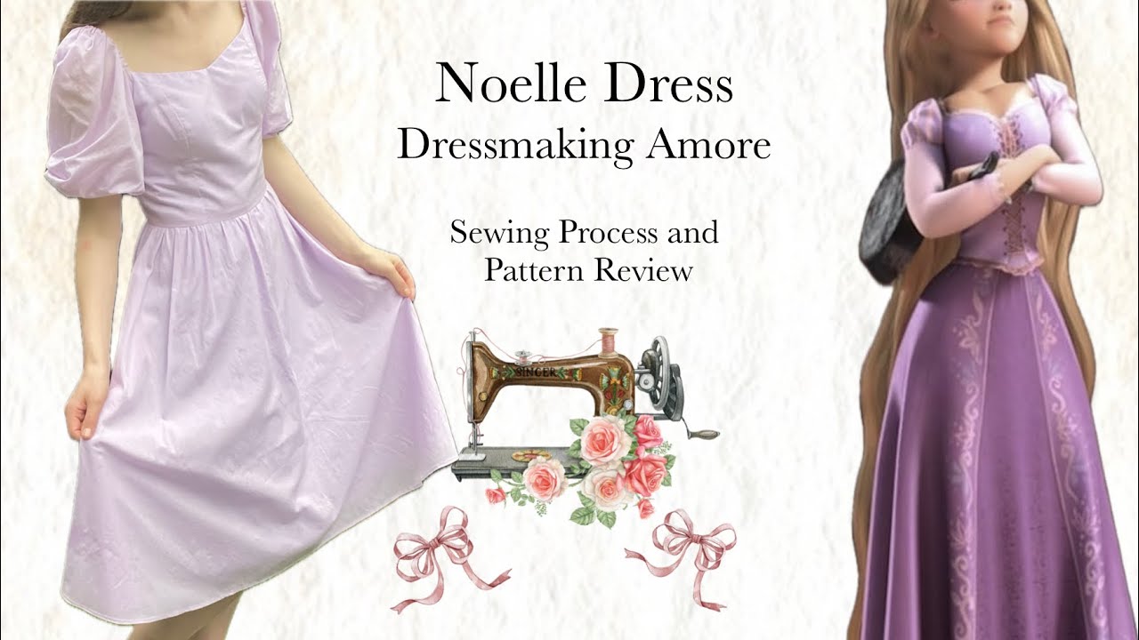 Sewing The Noelle Dress | Tangled Inspired Dress