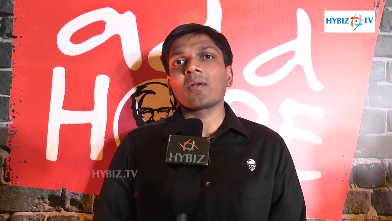Rahul Shinde MD KFC India - KFC Add Hope-Feeds Hungry Child in India