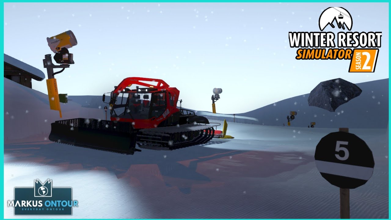Winter Resort Simulator Season 2 | Wallnitz | #12 Die längste Piste in Wallnitz präparieren (5)
