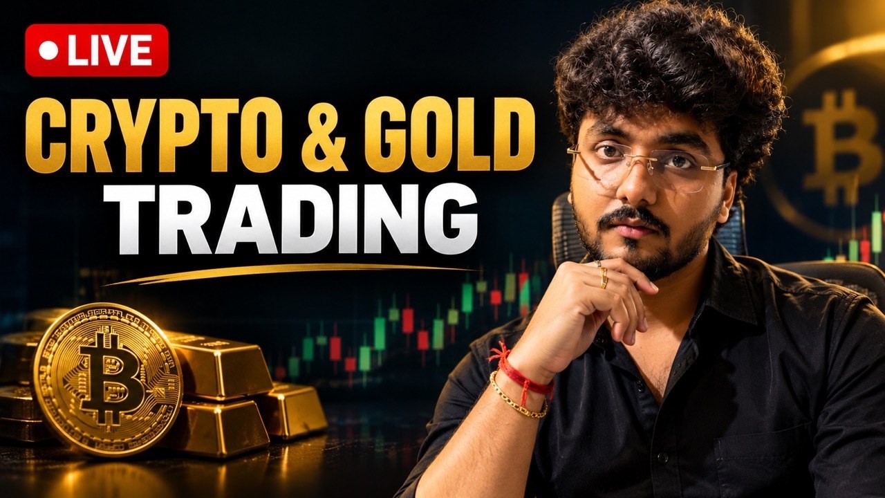CRASH OR RALLY ! Live Trading Crypto , Gold , Bitcoin Learning Analysis | Intelligent Trader