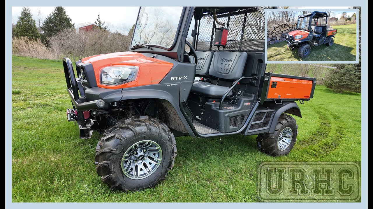 New Wheels And Old Tires For The New RTV-X.  Can Make It Up The Hill One Try Now With Slowpoke