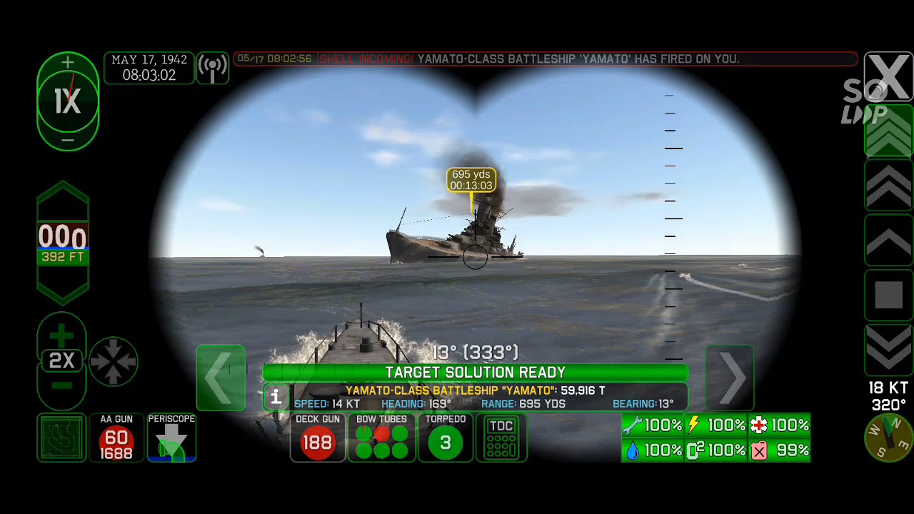 Crash Dive 2 | Destroying Yamato