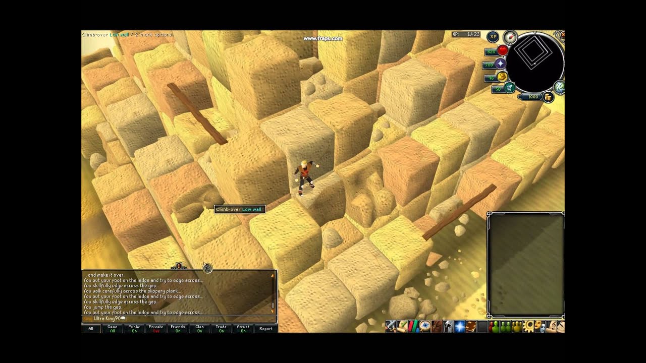 Runescape - Guide - The agility pyramid