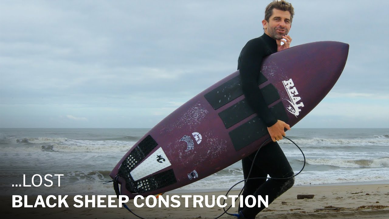 ...Обзор строительства Black Sheep, Lost Surfboards