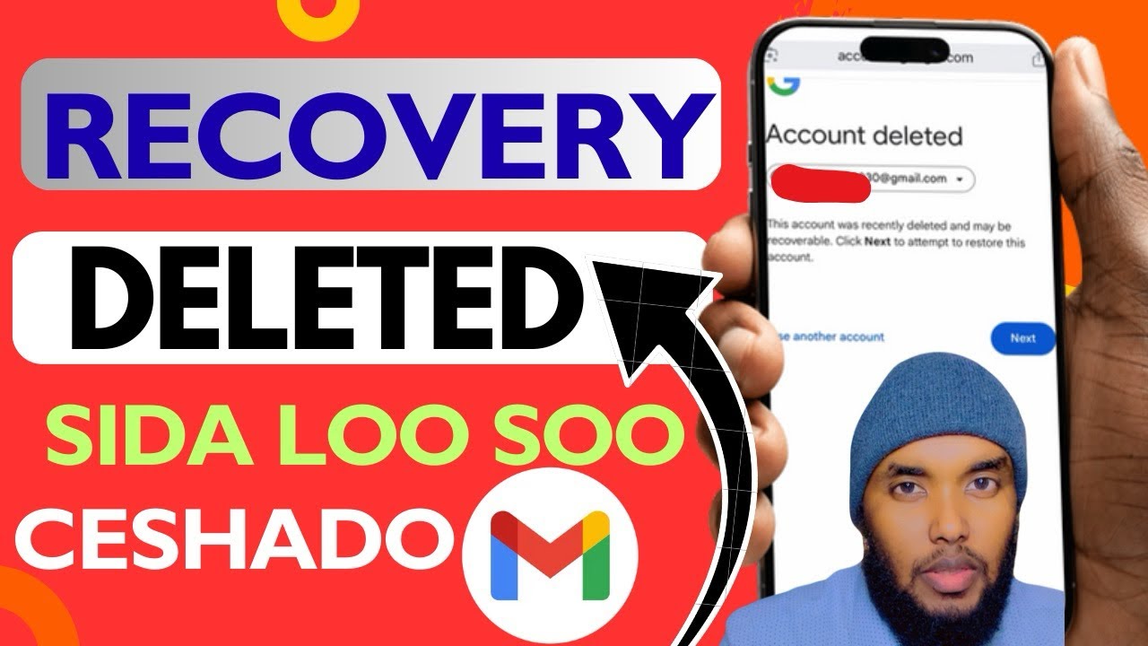 Sidee Loo Soo Celin Karaa Gmail Account La Deleted? How to recovery gmail account deleted 