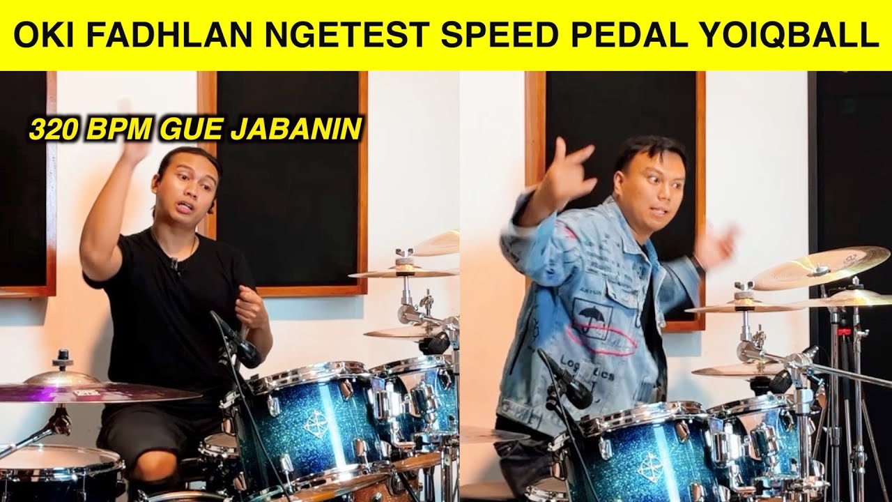 OKI FADHLAN NGETEST SPEED DOUBLE PEDAL YOIQBALL