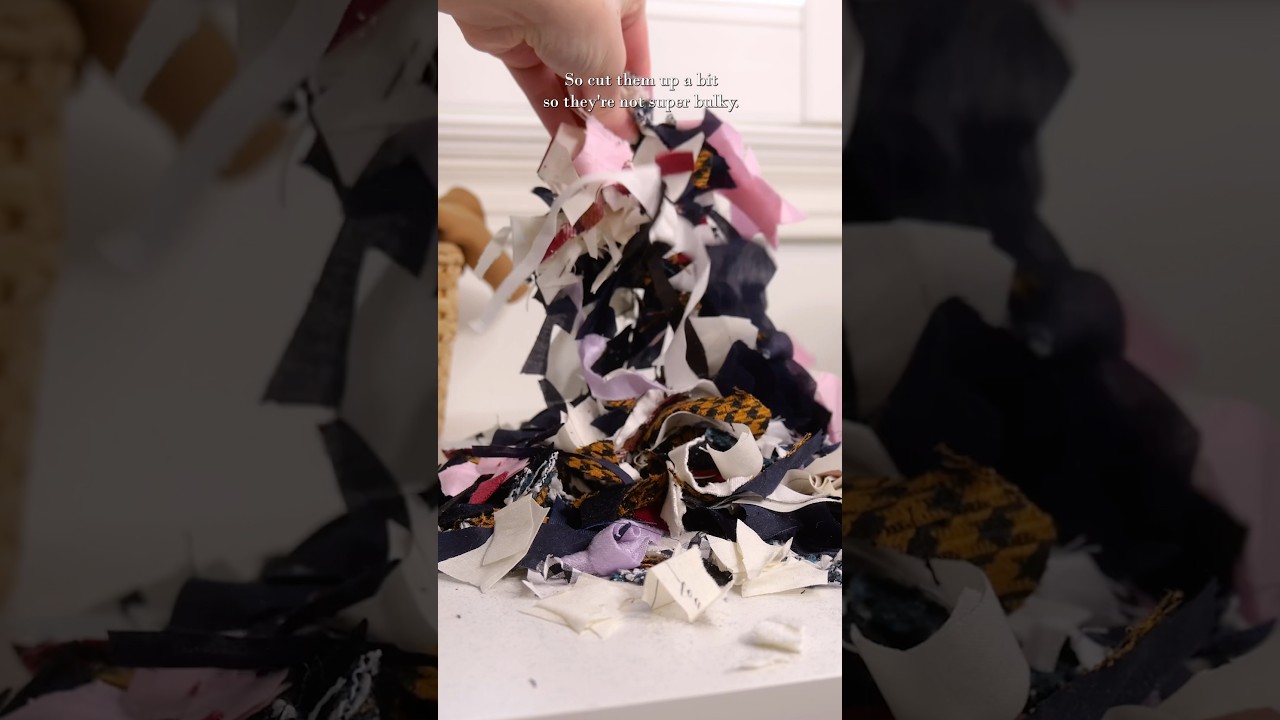 Found a use for my fabric scraps ✨ #fabricscraps #sewing
