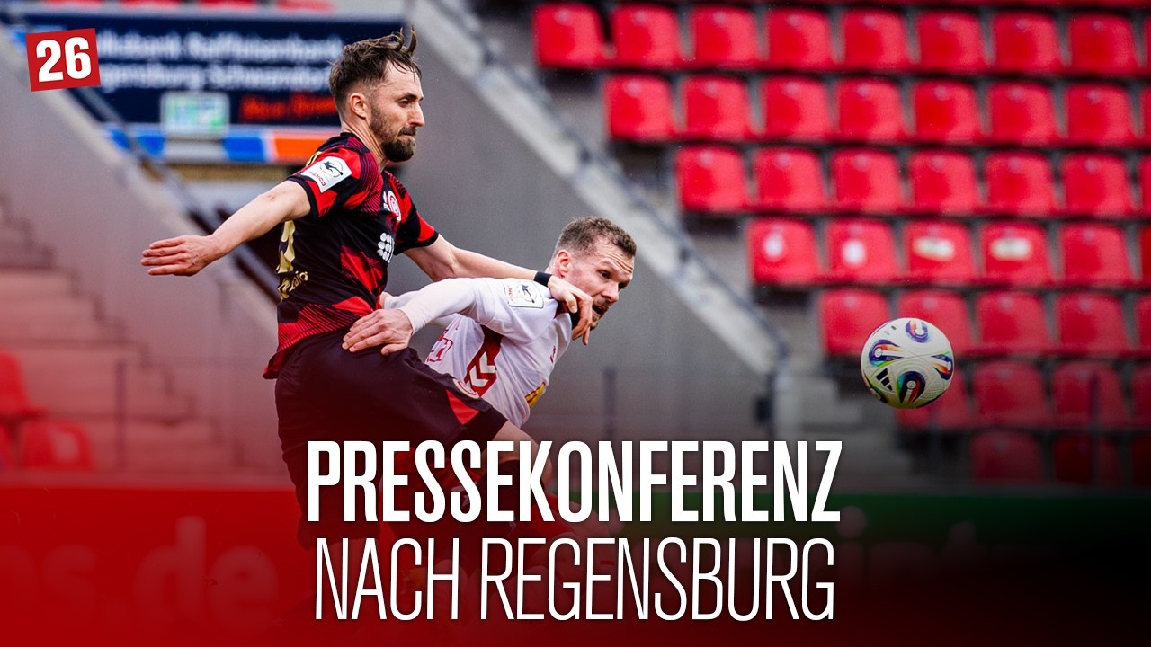 PRESSEKONFERENZ nach SSV Jahn Regensburg vs. SV Wehen Wiesbaden  I 3. Liga I 25. Spieltag