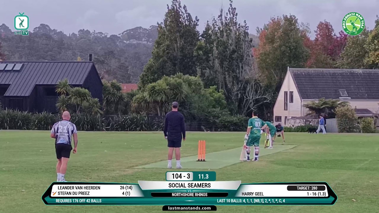 Social Seamers vs Northshore Rhinos | Auckland North Shore | New Zealand