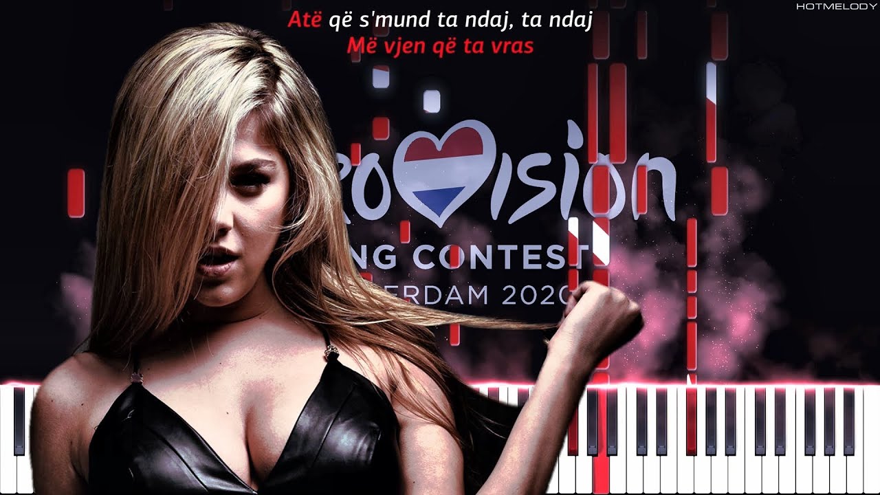 Arilena ARA - Shaj (Albania - Eurovision 2020) | Piano Remix Cover | Karaoke, Lyrics