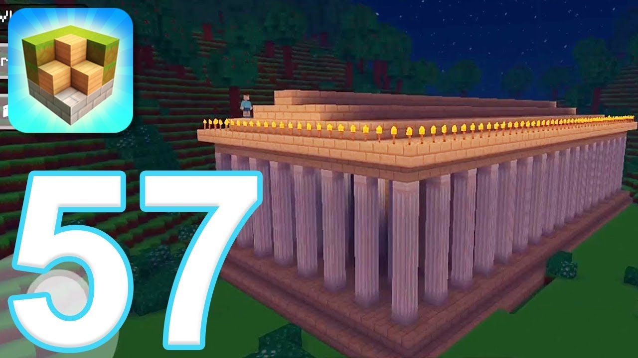 Block Craft 3D: City Building Simulator - Gameplay Walkthrough Part 57 - Parthenon (iOS)