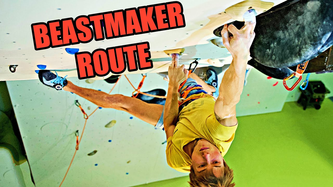 UNIVERSE FIRST: a wooden sport climb (by Beastmaker) | Alexander Megos