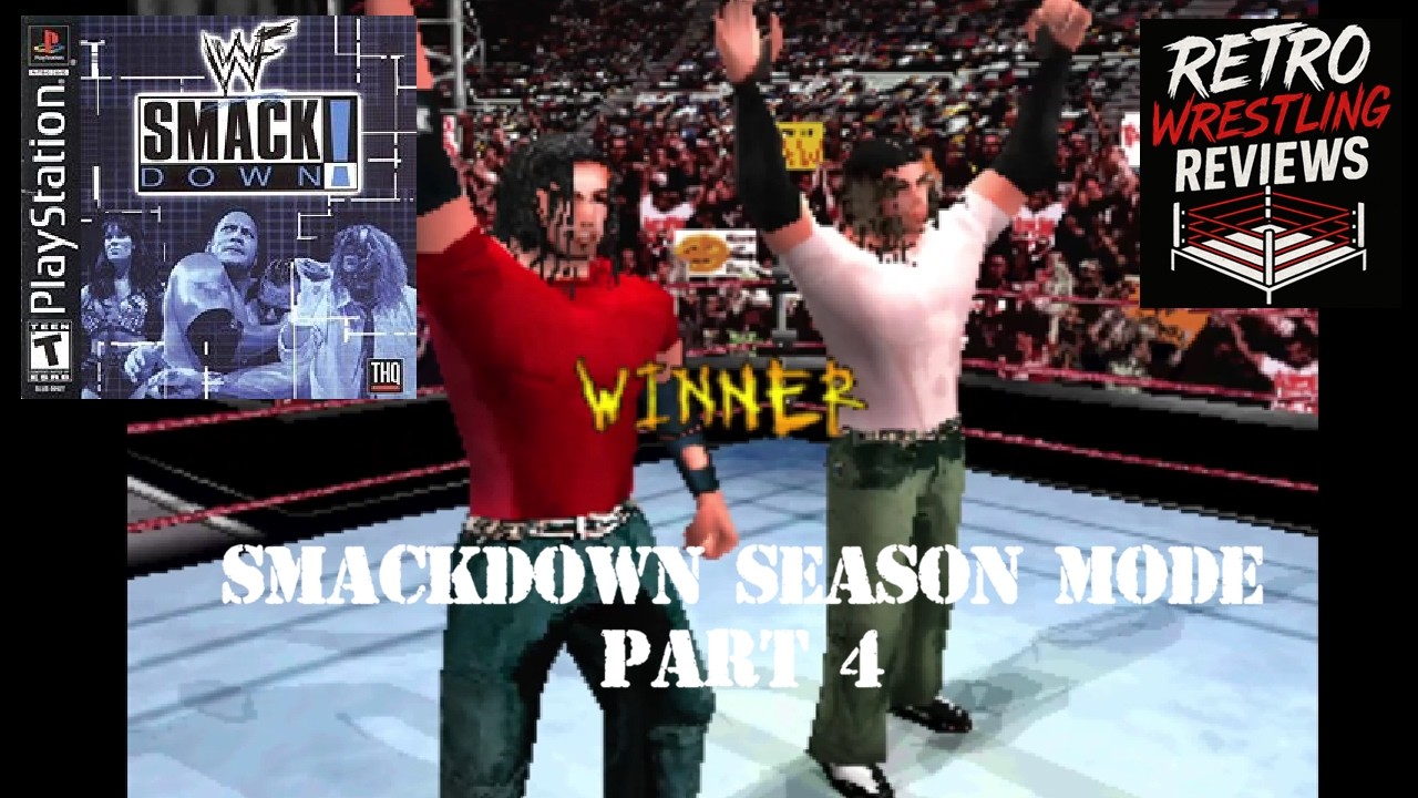 Season mode Part 4 as Jeff Hardy (WWF Smackdown - Playstation)