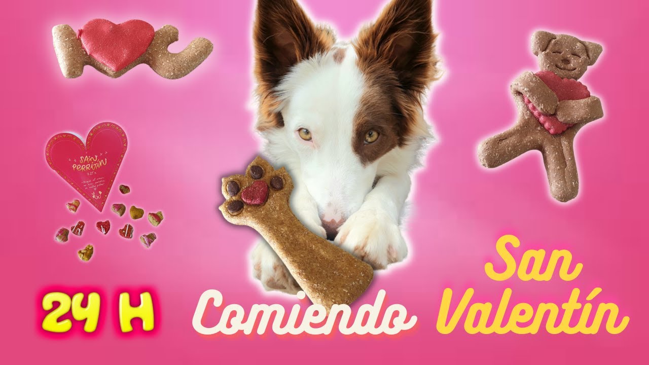 24 Horas Comiendo SAN VALENTÍN / Mel enamorada un día entero!