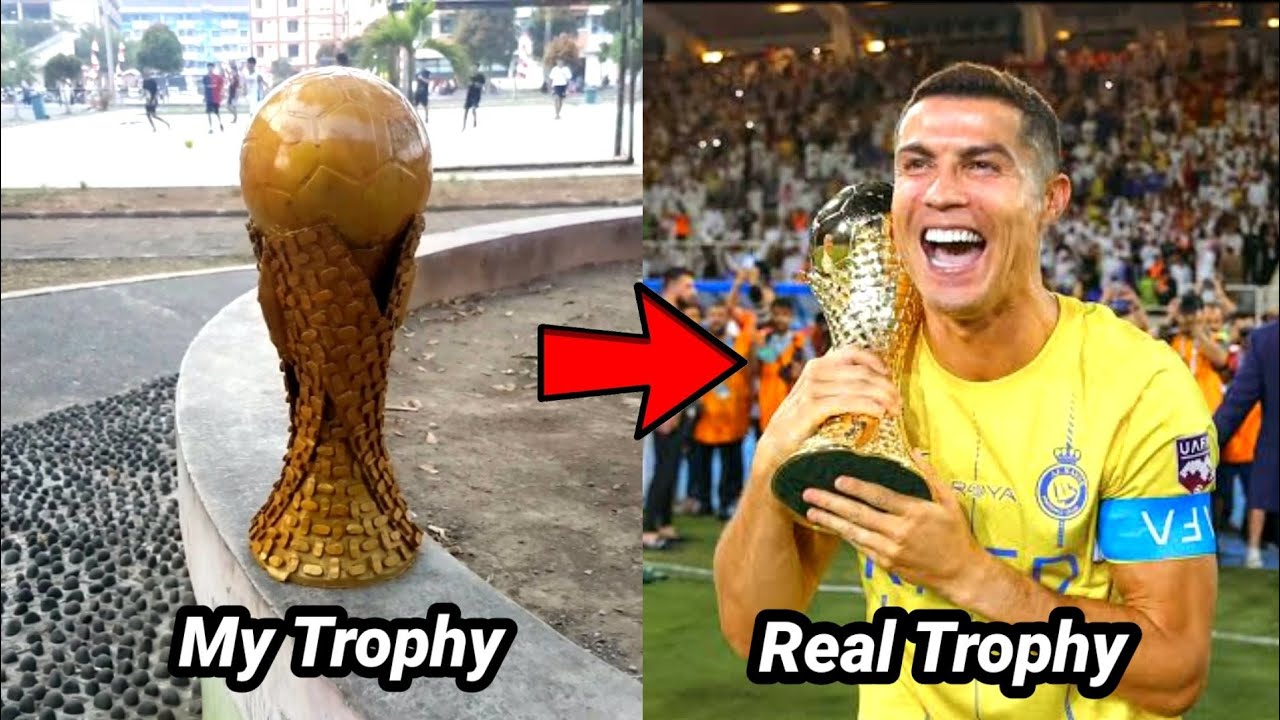 Ronaldo Al-Nassr Trophy | King salman cup trophy | DIY