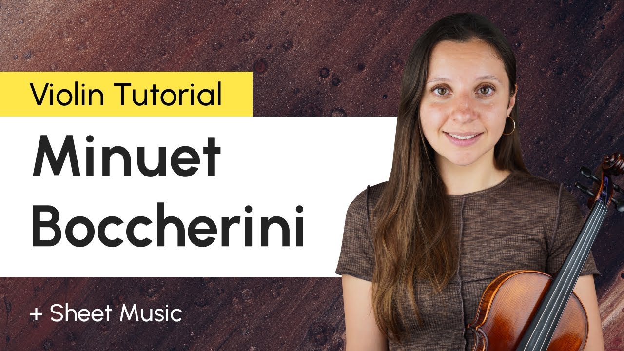 Minuet Boccherini Violin Lesson | Sheet Music