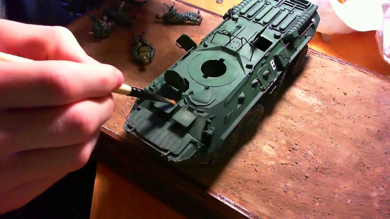 Zvezda 1/35 BTR-80a plus Diorama Tutorial 5/5