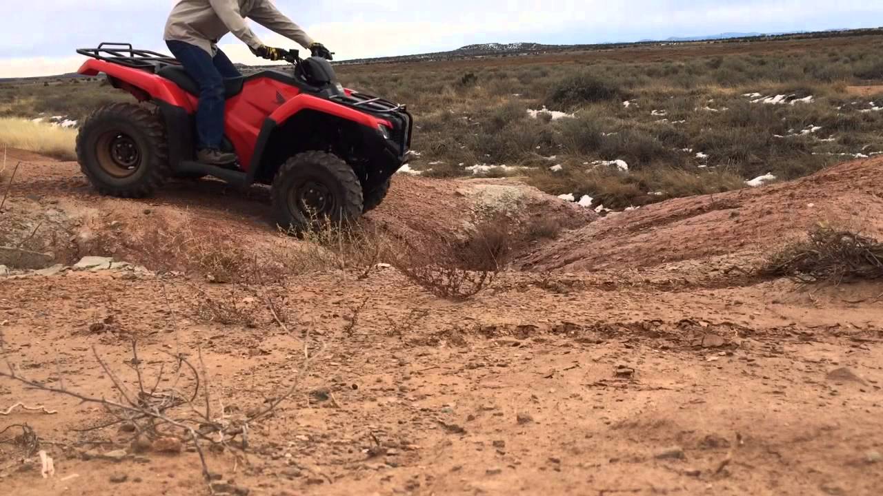 Vid #5 - 4x4 action on new 2016 Honda Rancher 420 4x4 DCT EPS