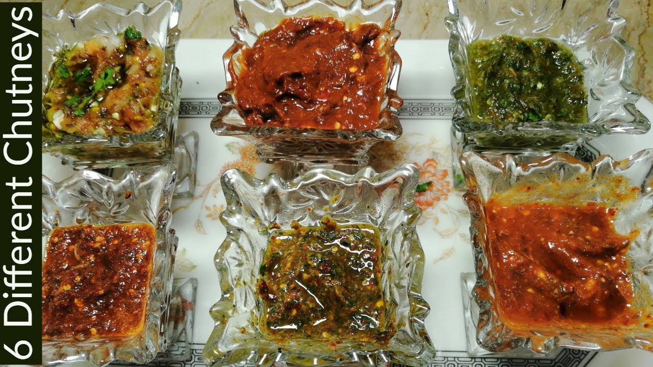 6 easy & quick Different Chutneys by Hamida Dehlvi