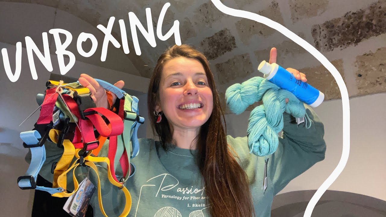UNBOXING📦Pettorine, Gomitoli, Cremine