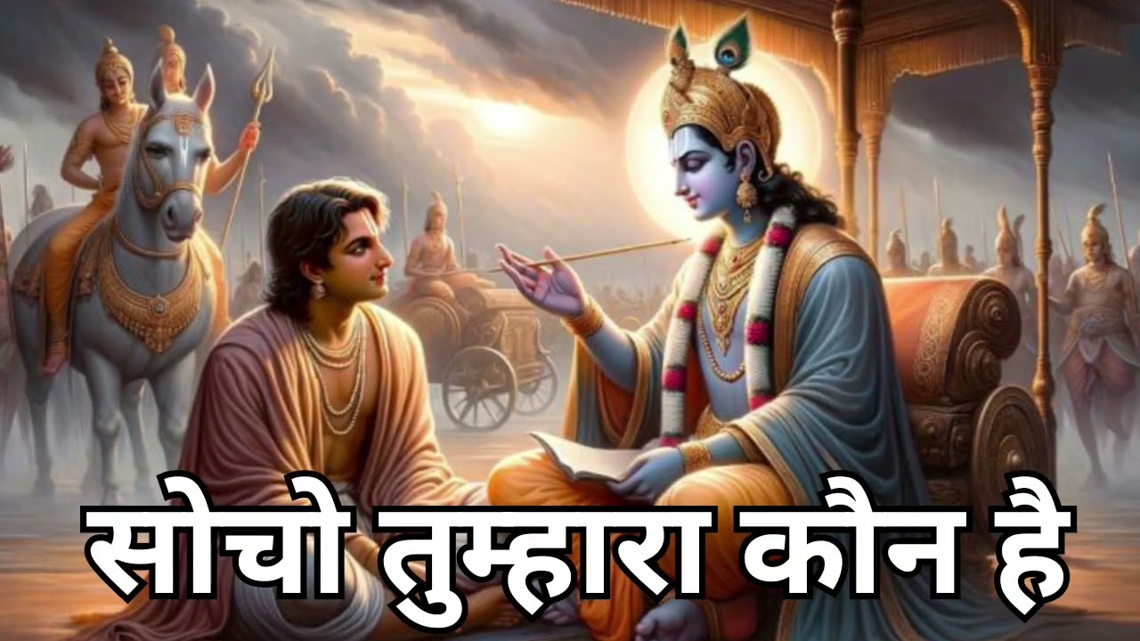 सोचो तुम्हारा कौन है | Krishan Arjun Geeta updesh 