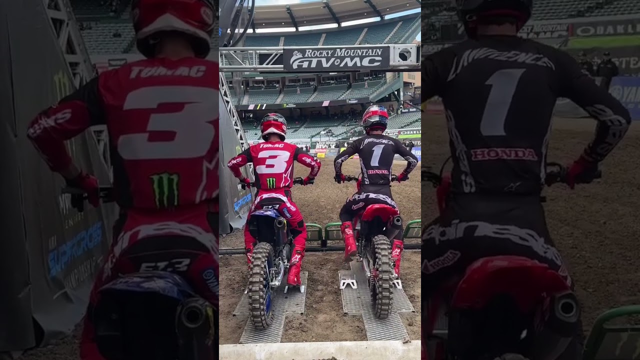 Eli Tomac VS Jett Lawrence ANAHEIM 2 