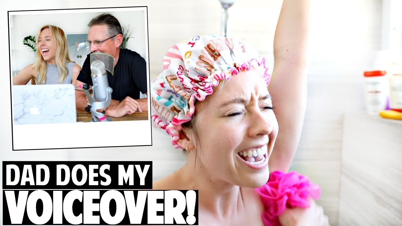 Morning Routine PARODY | Dad Does My Voiceover Challenge!