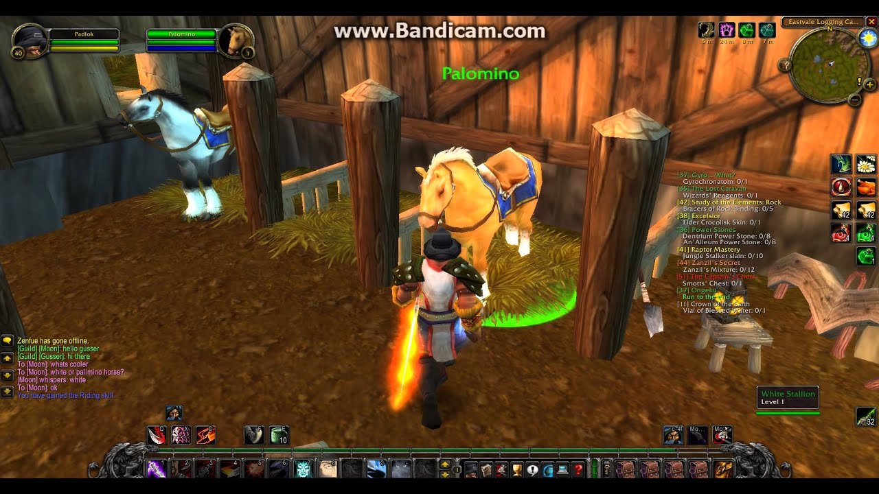 Nostalrius mount lvl 40