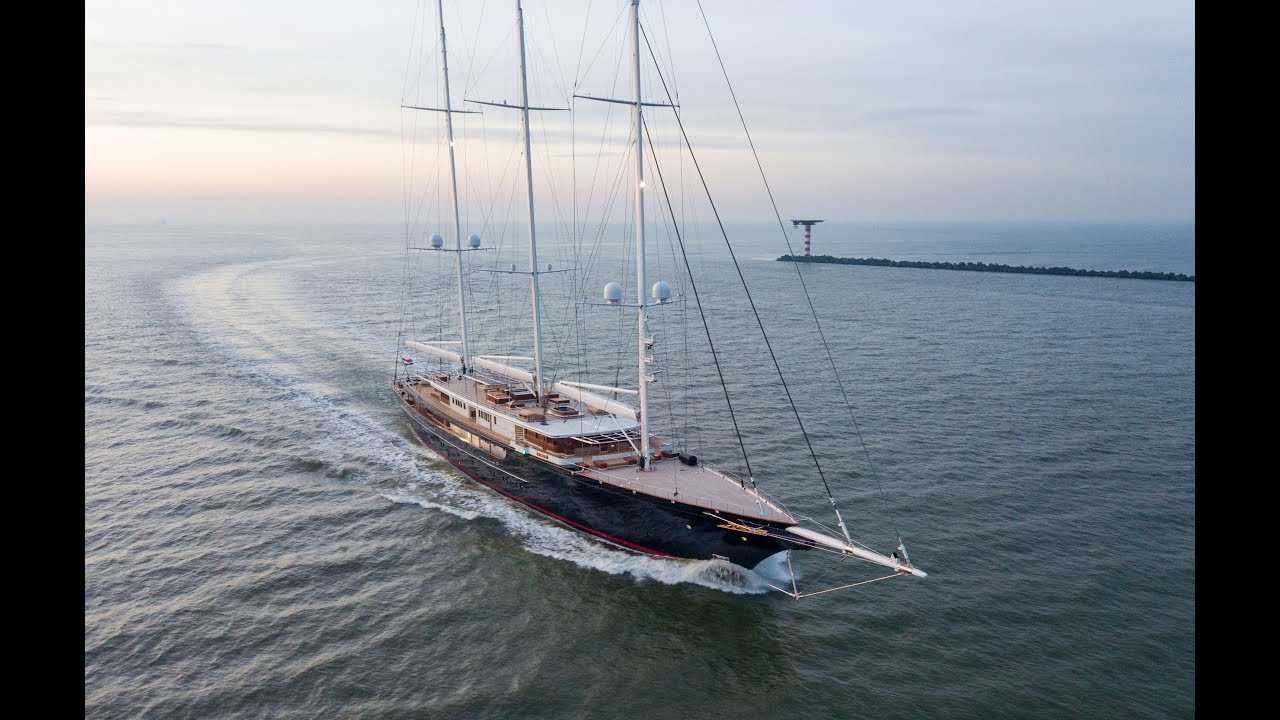 Jeff Bezos’s sailing yacht Koru third day of sea trials