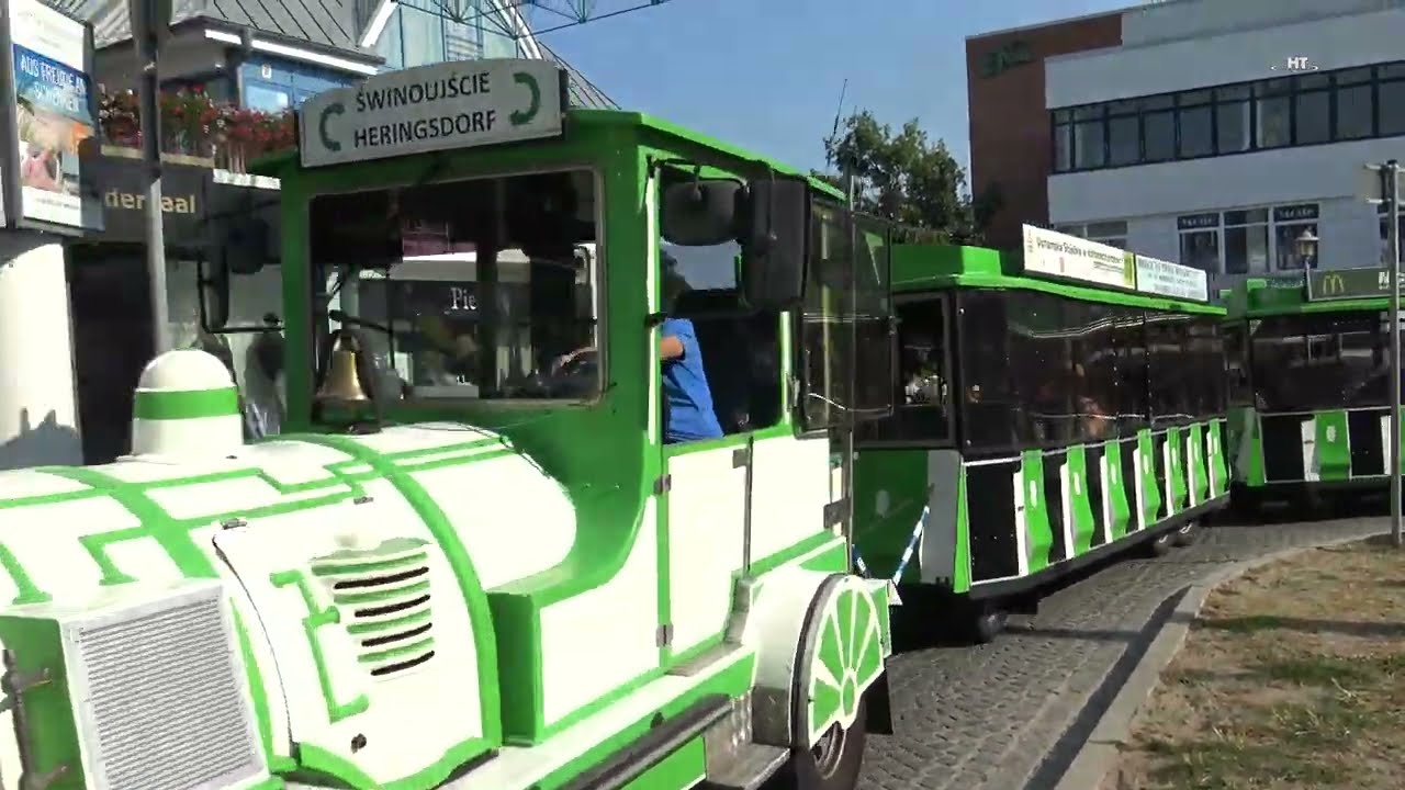 Bimmelbahn Rundfahrt von Swinemünde (Świnoujścia)- Heringsdorf Usedom