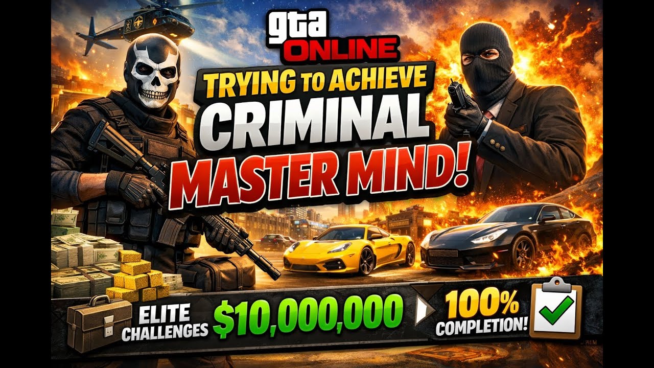 “Criminal Mastermind With 4 NOOBS… This Was a Mistake 😭 | GTA Online”