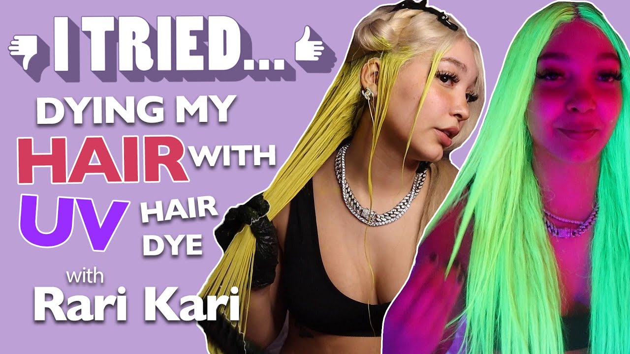 Dying My Hair Using Neon UV Hair Dye | I Tried...