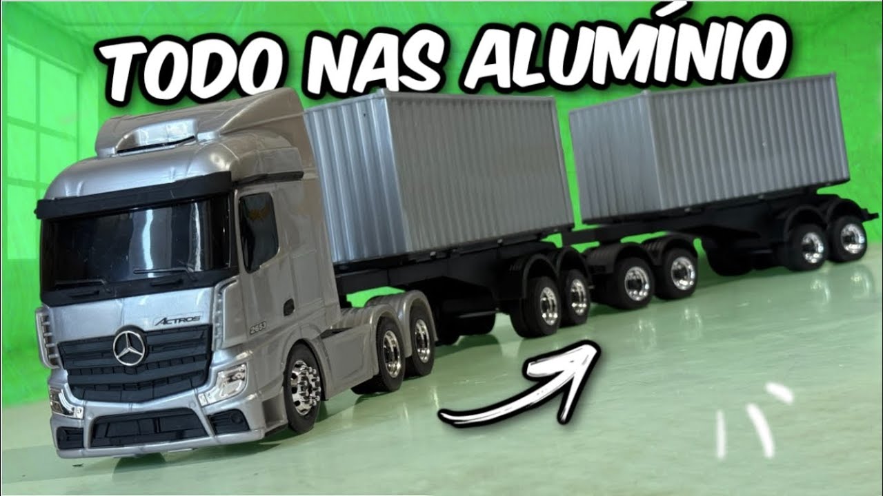 MONTEI UM MINI ACTROS OSTENTAÇÃO NO RODOTREM CONTAINER
